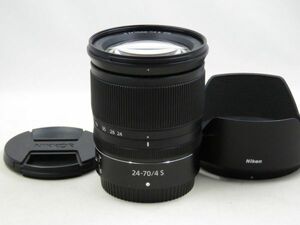 [21531V3]★完動品★NIKON Z 24-70mm F4 S フード付き