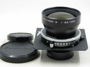 [21547W3]★超極上美品★FUJI FUJINON・W 250mm F6.3 ボード付き