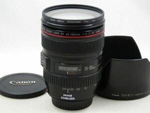 [21646V4]★完動品★CANON EF 24-105mm F4 L IS USM フード付き