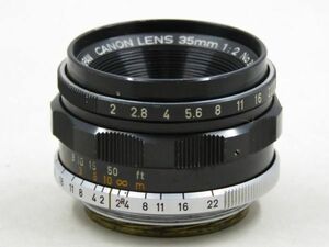 [21653W2]★極上美品★CANON LENS 35mm F2 Lマウント