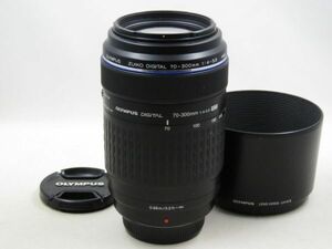 [21728V3]★完動品★OLYMPUS ZUIKO DIGITAL ED 70-300mm F4-5.6 フード付き