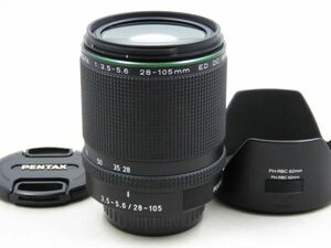 [21732Z2]★超極上美品★PENTAX HD D FA 28-105mm F3.5-5.6 ED DC フード付き