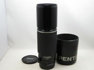 [21736Y6]★完動品★PENTAX SMC PENTAX-FA 645 400mm F5.6 ED (IF) フード・三脚座付き