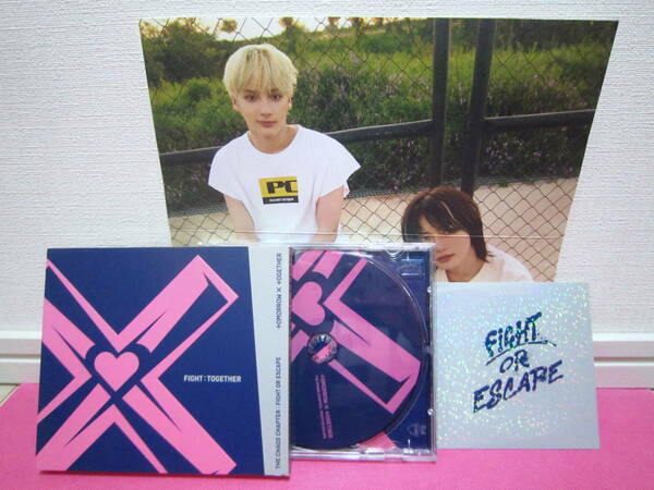 K-POP♪ TXT / TOMORROW X TOGETHER／2nd Album「THE CHAOS CHAPTER」FIGHT:TOGETHER Ver. 韓国盤CD＋ミニポスター＋ステッカー 廃盤！