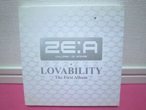 K-POP♪ ZE:A ゼア 1集「LOVABILITY」韓国盤CD 廃盤！希少品！ディスク傷無し良好！