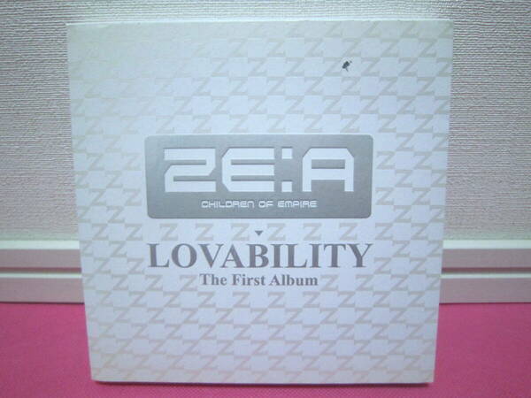 K-POP♪ ZE:A ゼア 1集「LOVABILITY」韓国盤CD 廃盤！希少品！ディスク傷無し良好！