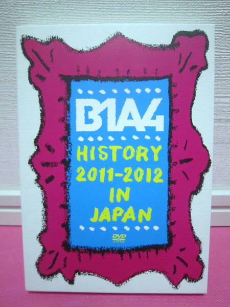 K-POP♪ B1A4 ビーワンエイフォー「History 2011-2012 in Japan」日本盤2枚組DVD 廃盤!超貴重!再生確認済み!