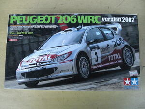 1/24 タミヤ　プジョー　206　WRC　2002　ドライバーフィギュア付