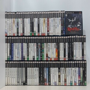 22 PS2ソフト[ジャンク] まとめ売り 1円～ プレステゲーム PlayStation １１４本 約17,4㎏ アークザラッド/ウインバック/羅刹 他