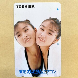 【使用済】 テレカ 中嶋美智代 TOSHIBA