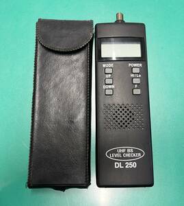 【中古品】レベルチェッカー DL250 UHF BS加美電子工業 地上デジタル BS放送 1785