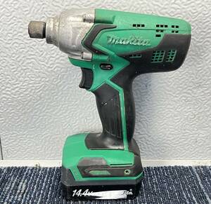 【中古品】makita マキタ 14.4V 充電式インパクトドライバ M695D バッテリー1個(14.4V 1.1Ah) 1758