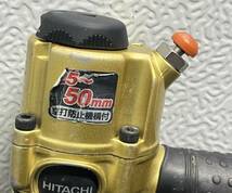 【美品/商品説明必須】HITACHI 日立工機 50mm 高圧フロアタッカー N5004HMF エアツール 大工道具 1677_画像6