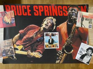 新品未使用　希少　特大　B2ポスター　THE BOSS & THE BIG MAN ’84 ブルース・スプリングスティーン BRUCE SPRINGSTEEN 