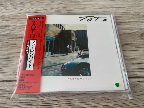 希少国内盤 CD TOTO FAHRENHEIT ファーレンハイト 帯付 送料無料