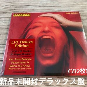 新品未開封　デラックス限定輸入盤CD2枚組　Scorpions Rock Believer スコーピオンズ　ロック・ビリーヴァー　送料無料