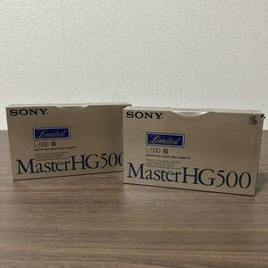 Sony L-500 Master HG500 カセットビデオテープ
