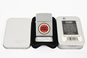 Zippo ジッポー LUCKY STRIKE（鏡面加工） オイルライター 1999年製 喫煙具 缶入り 現状品 20787294