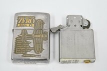 Zippo ジッポー WORLD ARMY ZIPPO ZERO ゼロ戦 オイルライター 1994年製 喫煙具 箱入り 現状品 20787305_画像2