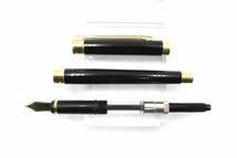 MONTBLANC モンブラン NOBLESSE OBLIGE ノブレスオブリージュ ブラック×ゴールド 18K-750 万年筆 20748273_画像3