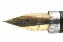 PARKER パーカー STERLING SILVER スターリングシルバー 14K 格子 万年筆 20785147_画像5