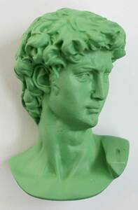  prompt decision / new goods [Statue of David /da bidet image ] resin made magnet / green / red te mia art gallery / America buying attaching / interior / gift (ar-2312-9)