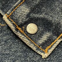 【サイズ 44 L】 70s USA製 Levi’s 71205デニム ジャケット ジージャン ビンテージ アメリカ古着 60s 80s リーバイス 70505 ロング_画像6