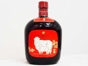 ◆大阪配送限定◆未開栓◆SUNTORY OLD WHISKY/サントリー オールド ウイスキー 寿 未歳 干支ボトル 羊 700ml 40％◆国産/古酒 71097*60