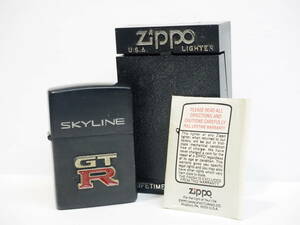 ◆未使用◆ジッポ/ZIPPO オイルライター スカイライン/SKYLINE GT-R リアルエンブレム 車 (検索： ロゴ 日産公認 モデル レア） 71780 