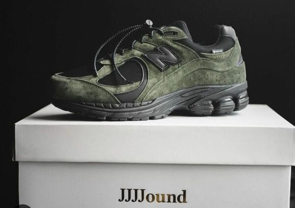 JJJJound×NewBalance2002R GORE-TEX "Pine"　25cm