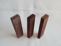 ☆　希少　インディアン・ローズウッド　Indian Rosewood　３本セット　Set of 3　☆　Ｎｏ．０５４２１_画像3