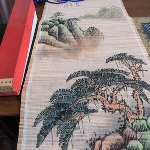 中国 肉筆画廉