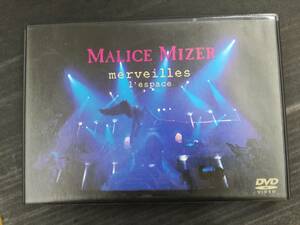 ■DVD MALICE MIZER merveilles l’espace