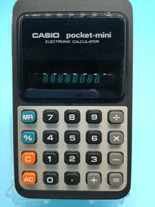 レトロ■CASIO カシオ 電卓 pocket-mini P-811