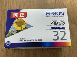 ★☆ EPSON IC4CL32 4色セット 純正インクカートリッジ 新品 未使用 未開封 2024/2期限 エプソン 送料350円～ プリンター PM-G730 G820