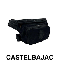 カステルバジャック　CASTELBAJAC　2WAYバッグ　ウエストバッグ　ボディバッグ　ウエストポーチ　男女兼用　7234181120-3　クロ_画像1