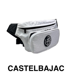 カステルバジャック　CASTELBAJAC　2WAYバッグ　ウエストバッグ　ボディバッグ　ウエストポーチ　男女兼用　7234181120-1　シロ