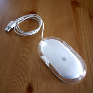 Apple Pro Mouse　アップル プロマウス　アップル純正USBマウス iMac用〈 M5769 〉クリア ホワイト　美品