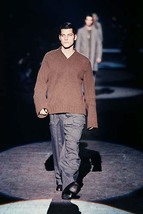 アーカイブ ★ ドリス ヴァン ノッテン DRIES VAN NOTEN 1998AW ランウェイ登場 ウール ワイド カーゴ パンツ（48) ★ 良シルエット_画像9