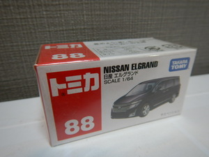 A42　新品　タカラトミー　トミカ　赤箱　ミニカー　88 NISSAN 日産 エルグランド　ミニバン　未開封