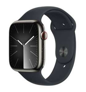 アップル Apple Watch SERIES9 GPS + Cellularモデル MRMV3J/A 45mm グラファイト ステンレスケース スポーツバンド 【新品】 42402K113