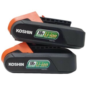 KOSHIN 工進 バッテリー PA-332 18V 2.0Ah 2点セット ほぼ未使用品 純正 003_2402R4-5