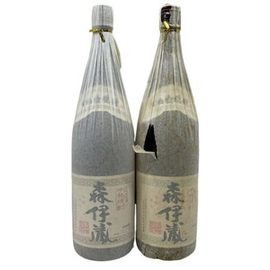 本格焼酎 森伊蔵 1,800ml 25度 2本セット 未開栓 古酒 熟成 1800ml 1.8L 一升瓶 32402K95-96