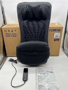 【1円スタート　動作確認済】フジ医療器 シートマッサージャー　MRL-1200　マイリラ　ブラック　S56 MRL-1200 BK　管理番号454