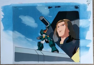 [Ячейка изображения] Фон копии картины ячейки Gundam