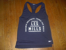 ☆Reebok lesmills タンクトップ　ネイビー☆_画像1