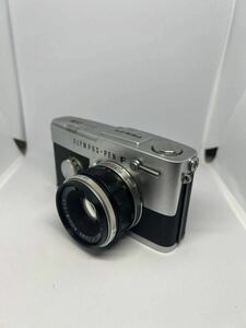 OLYMPUS フィルムカメラ オリンパス PEN-FT ZUIKO AUTO-S 38mm F1.8 付 電池変換アダプターあり