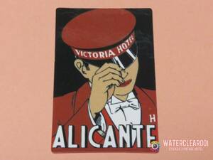 ▽▼35014-HS▼▽[VINTAGE-STICKER＊HOTEL] VICTORIA HOTEL※ALICANTE