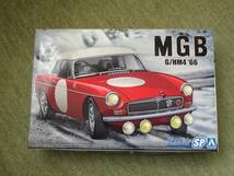 1/24 アオシマ BLMC G/HM4 MG-B CLUB RALLY Ver.'66 エイトスポークホイール付属_画像1