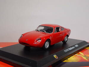 クリヤケースにクラック有り　1/43 アバルト ABARTH 1000 ビアルベーロ Bialbero(DOHC) 1963